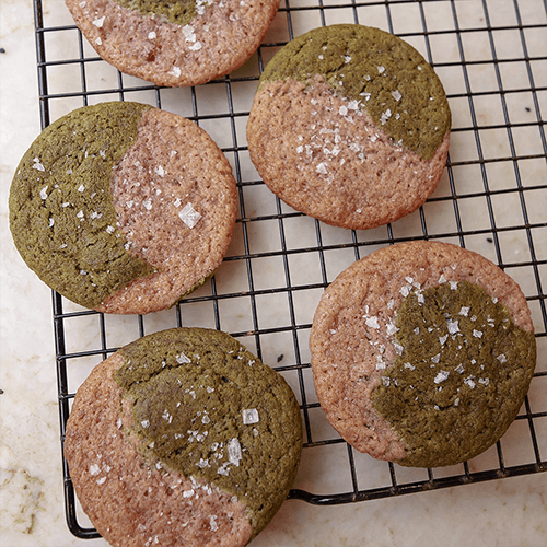 Matcha Strawberry Cookie